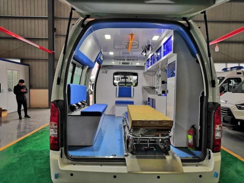 Foton G7 G9 Right Hand Drive Diesel Engine Ambulane Emergency