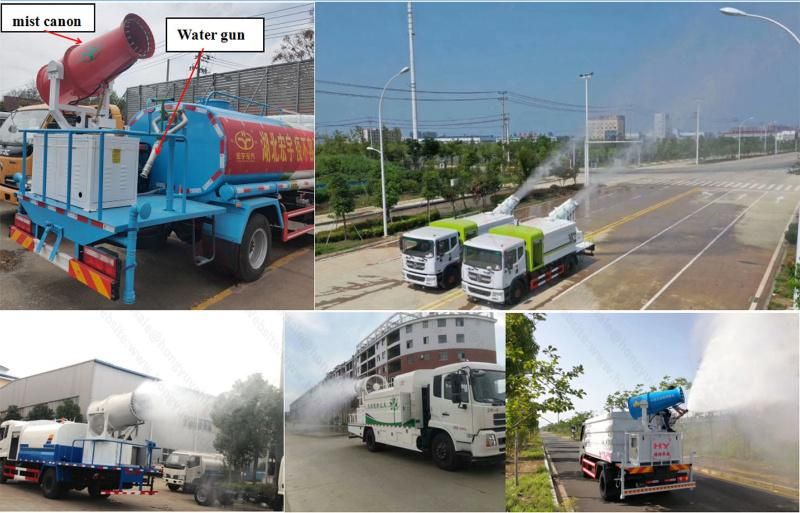 30meters 40meters City Road Country Garden Protect The Environment 100m Spraying Disinfectant Sprinkler Tank Truck
