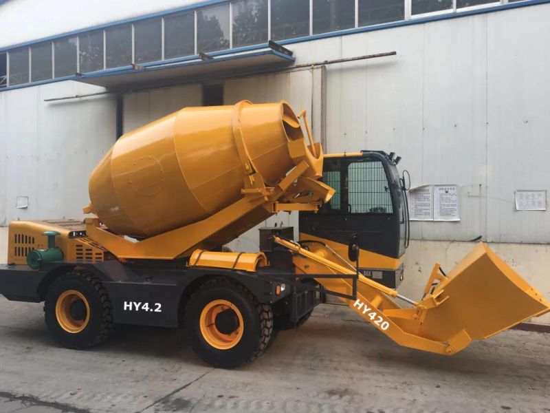 Promotion 4.2 Cubic Meter Self-Loading Concrete Mixer