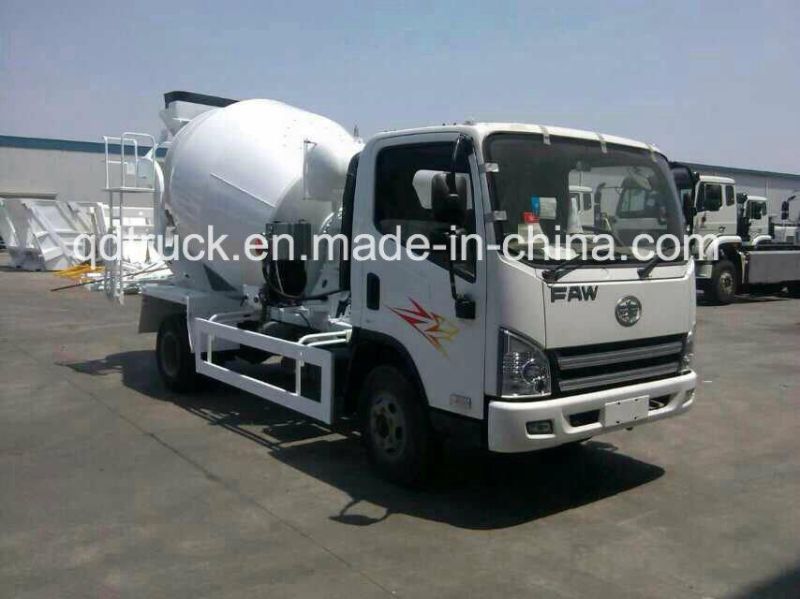 6m3 construction machinery concrete mixer truck 6x4