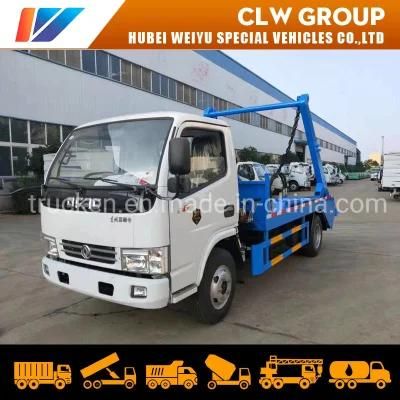 Dongfeng 6 Cubic Swing Arm Roll Garbage Truck 4X2 Refuse Collection Vehicle