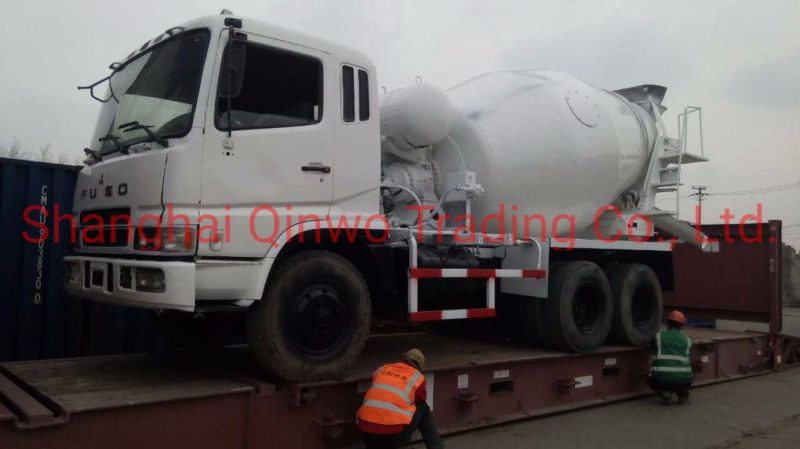 Second Hand Japan Cement Mixing Trucks 6wf1 Isuzu Concrete Mixer Truck