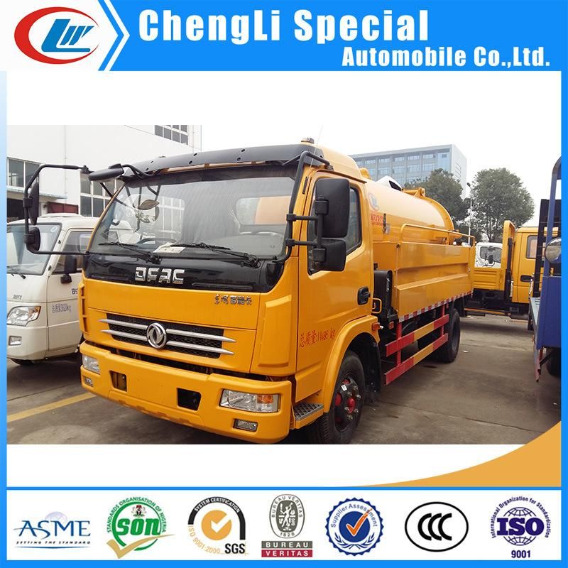 Factory Discount Dongfeng Combined Vacuum and High Pressure Jetting Truck