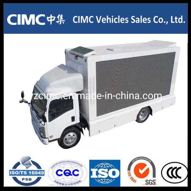 Isuzu 700p 4HK1 LED Screen Billboard Advertising Mobile Truck Display