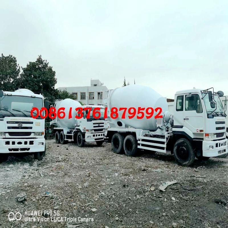 Japan 8m3 Concrete Mixer Truck Used Isuzu Hino Nissan Fuso