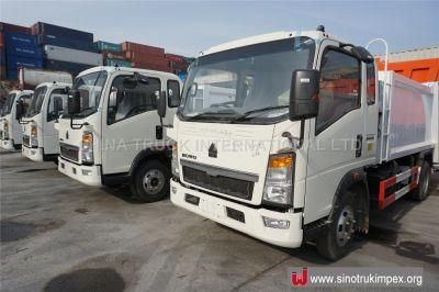 Sino HOWO 5m3 Compress Garbage Truck