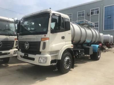 Stock Foton Water Truck 10000L, Stainless Steel 304 Tank with Gasoline Water Pump