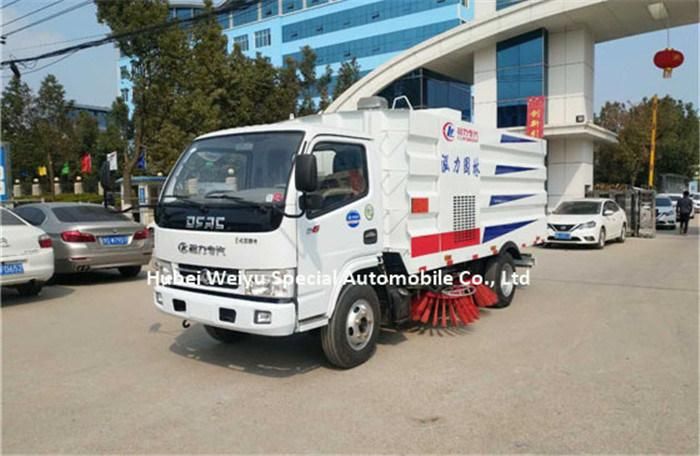 Dongfeng 5cbm Street Cleaning Truck 95HP Small Street Sweeper Truck for Vietnam