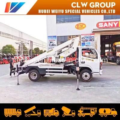Dongfeng 12meter 14meter Telescopic Cherry Picker Pickup Truck with Boom Lift Aerial Work Platform Truck Insulated Bucket