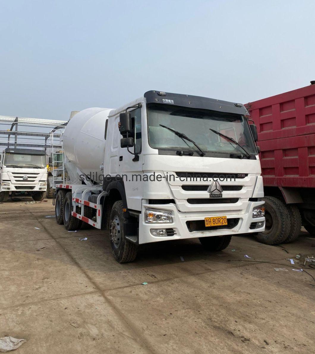 Second Hand Sinotruk HOWO 6X4 Concrete Mixer Tank Truck