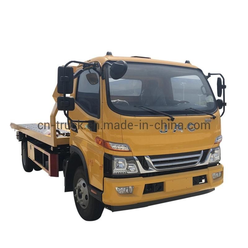 Hotsales JAC 3ton 4ton 5ton Flatbed Tow Truck Wrecker Truck