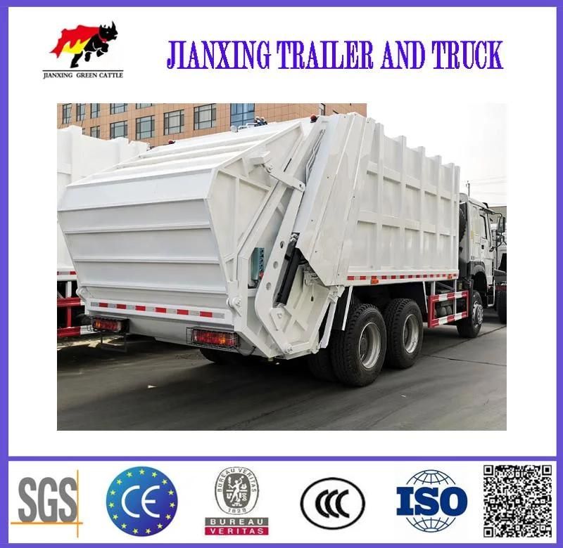 High Quality Carriage Removable Compressed Rubbish Vehicle Compactor Garbage Truck 8m7 to Africa Market