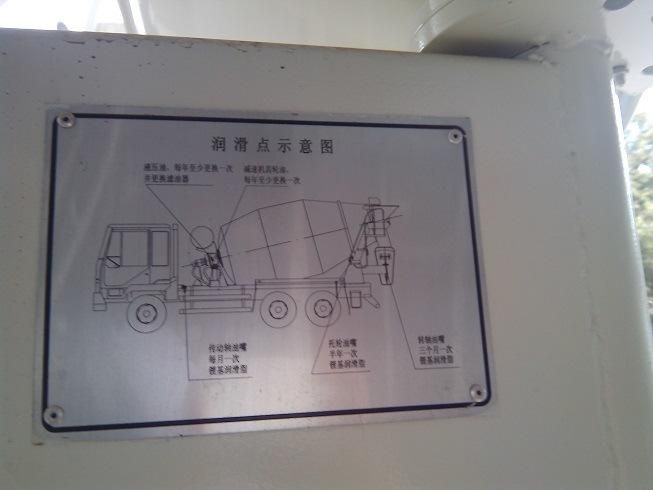 6-Wheel Small Forland 3.5 Cubic Meters Concrete Mixer Truck for Sale