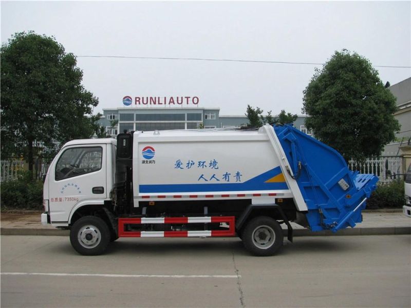 Factory Supplied 4X2 6m3 Compression Garbage Truck, Compression Waste Truck, Compression Refuse Truck for Sale