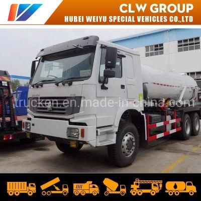 Sinotruk HOWO Sewage Suction Vehicle Vacuum Tank Sludge Sewer Sewage Suction Truck