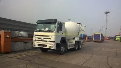 8m3 Sinotruk 6X4 8m3 Concrete Mixer Truck HOWO 8m3 Ready Mix Truck Angola