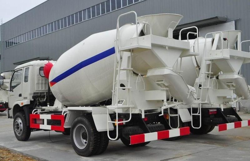 Foton Forland 5cbm 6m3 Cement Mixing Truck Small Mixer Concrete Cement Plant Construction Drum Truck