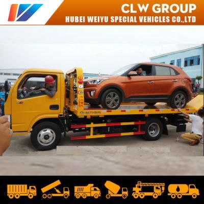 Right Hand Drive Road Saving Vehicle Rescue 4mt Wrecker Tow RC 4ton Rollback Flatbed Truck for Sale