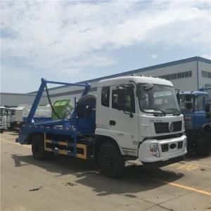 China Special 4X2 Dongfeng 190HP 10m3 Arm Lifiting Bucket Swept Body Type Waste Garbage Collection Truck