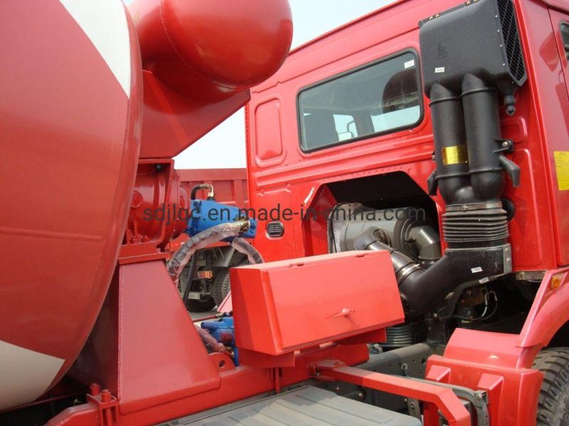 Sinotruk HOWO 336HP Left Hand Driving Concrete Mixer Tank Truck