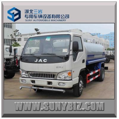 1500 Gallon 4X2 JAC Water Tanker Truck
