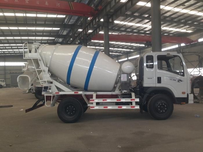 China Sinotruk 4*2 Construction Mixer Vehicle 7cbm Cement Mixing Mobile Concrete Mixer Truck