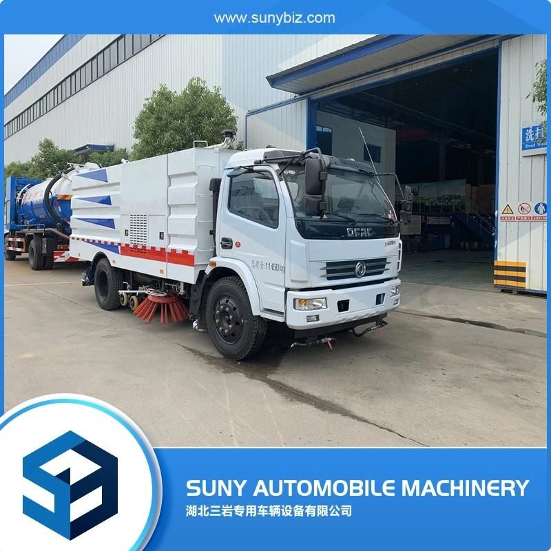 High Quality 10cbm 6 Wheeler Vacuum Road Sweeper Cleaning Truck for Sale