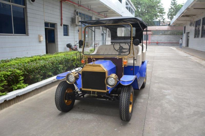 CE ISO Certificate 4-5 Seater Electric Battery Classic Car Golf Cart