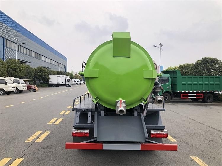 New 6000 Liters Vacuum Sewage Truck DFAC 4X2 Sewer Cleaning Truck for Sale in Myanmar