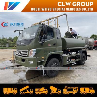 Foton Stainless Steel Aluminium Alloy Drinking Edible Water Transport Tank Truck