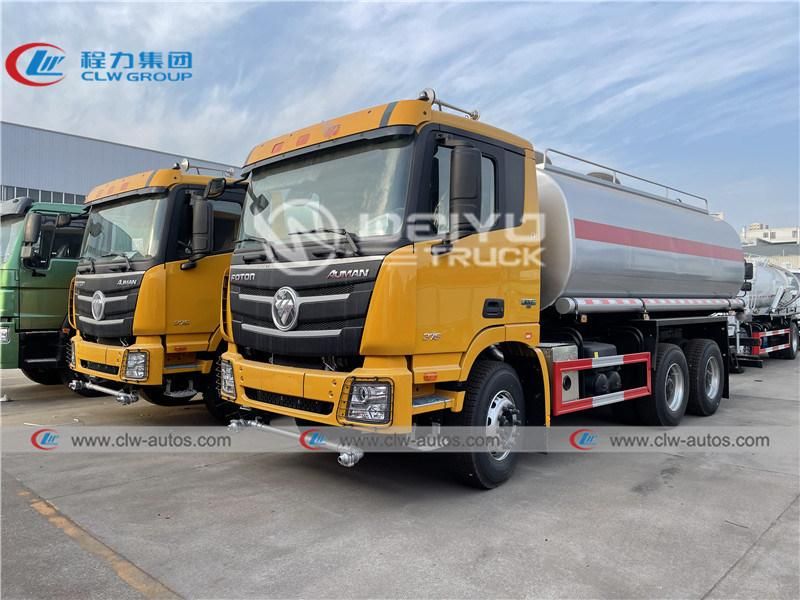 Foton Auman 6X4 Type 20000liters 20cbm 20tons Water Sprinkler Truck Water Spraying Truck with High Pressure Water Cannon