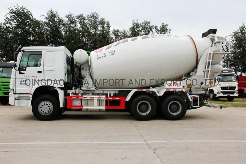 HOWO Concrete Mixer Trucks Cement Concrete Mixing Tank Truck