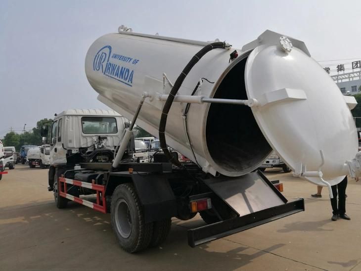 Japanese Brand Isuzu Ftr 10m3/10000liters Sewage Tank Vacuum Suction Sludge Cleaning Truck