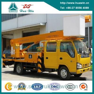 Sinotruk HOWO 4X2 18m High Lifting Platform Operation Truck