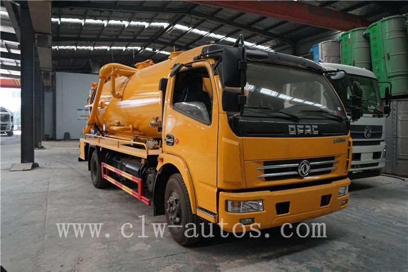 Dongfeng 4X2 Duolika Sewer Suction and High Pressure Cleaning Truck