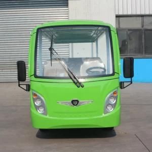 11 Seater Road Battery Powered Classic Shuttle Enclosed Electric Sightseeing Car
