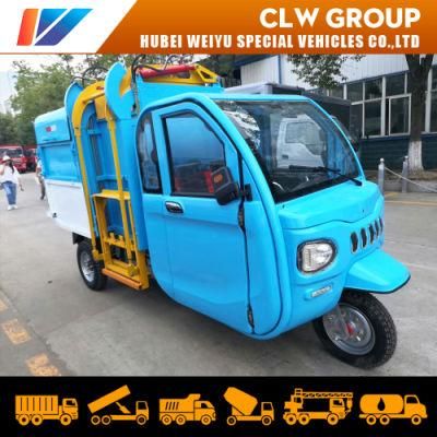 Three Wheel Electric Garbage Truck Hydraulic Lifter for Waste Transportation with Factory Price