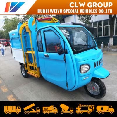 Three Wheel Electric Garbage Truck Hydraulic Lifter for Waste Transportation with Factory Price