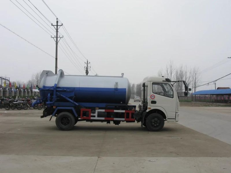 Dongfeng 145 153 Type 6m3 8m3 10m3 12m3 Vacuum Sewage Suction Truck Capacity