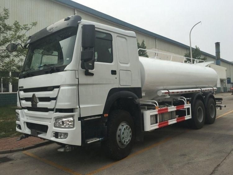 HOWO 6X4 336HP 20000L Water Tank Truck 20 Cbm Water Tank Truck