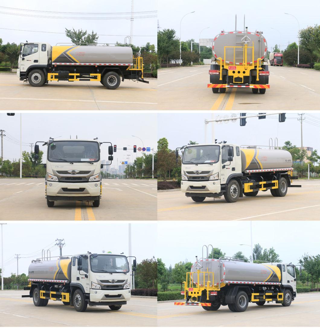 Foton 15 Tons 4000 Gallon Water Truck for Sale Factories