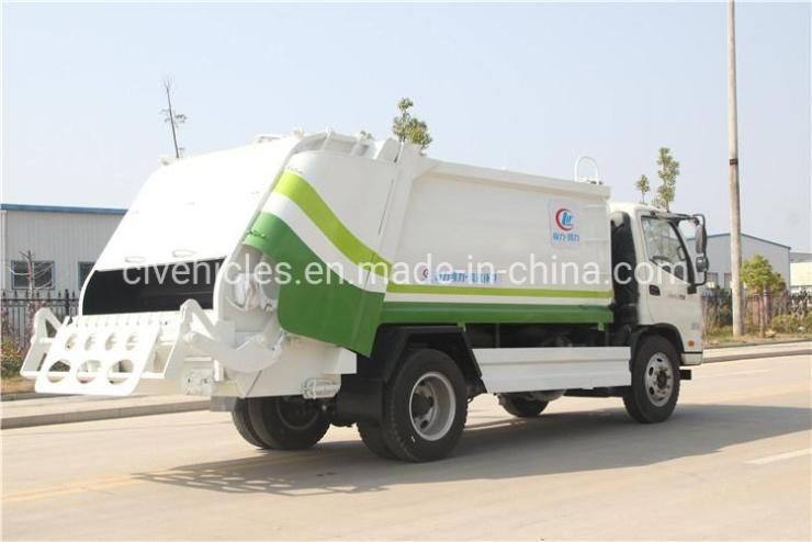 Foton 4X2 8000L (6ton) Refuse Compactor Garbage Compression Truck