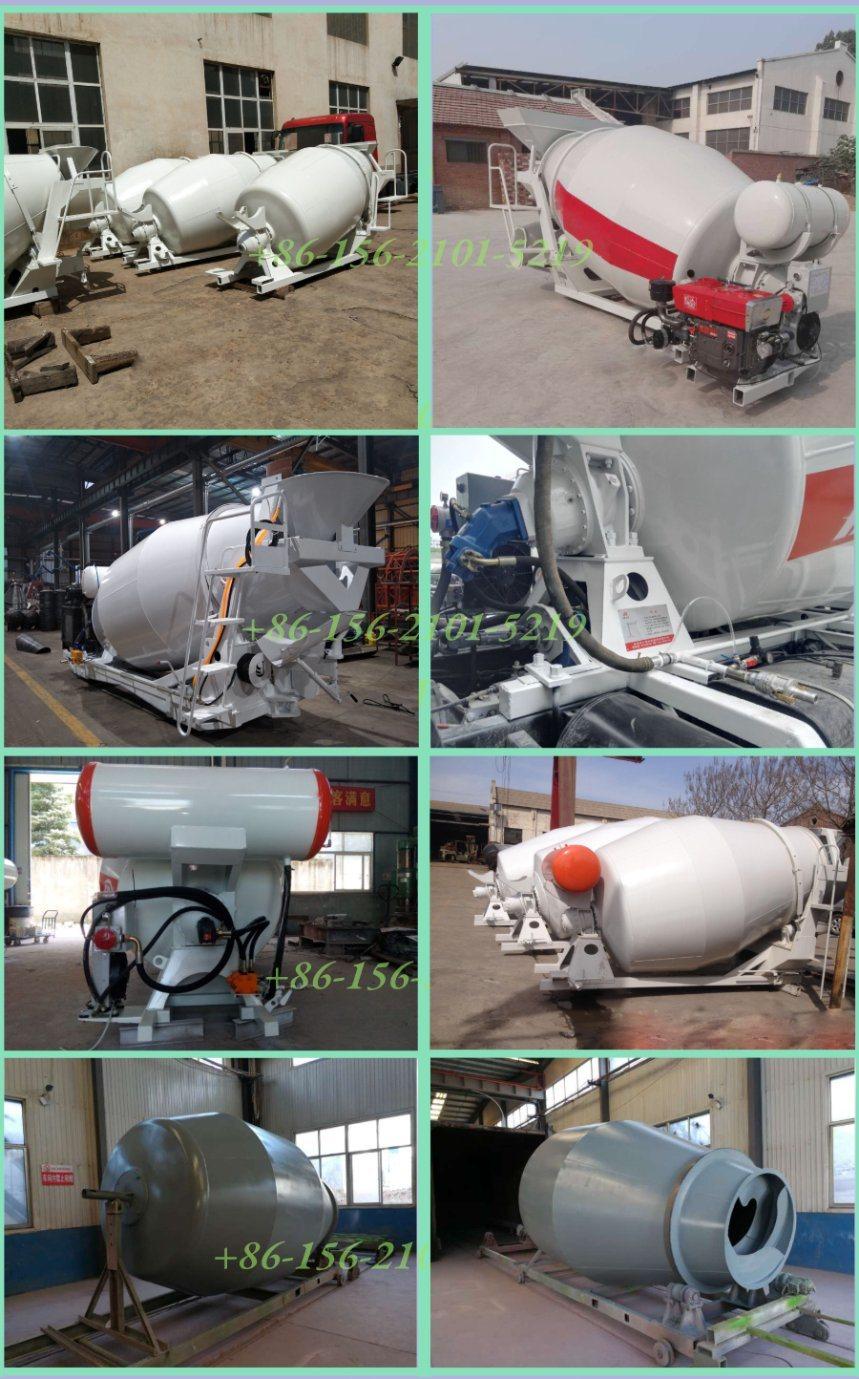 Bueno Brand 22cbm Material Cement Concrete Mixer Drum for Mitsubish Isuzu Mack Fuso Concrete Mixer Truck Chassis