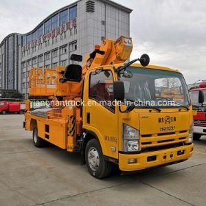 Isuzu 30 Meters Telescopic Boom Aerial Working Man Lift Truck