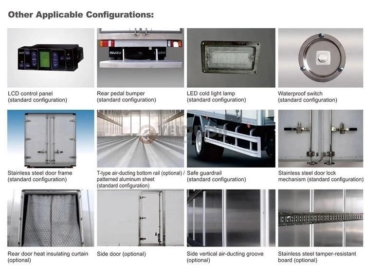 Dongfeng 4X2 Refrigerator Truck/ 4*2 Freezer Van Truck/ Meat Vegetable Food Frozen Refrigerated Truck