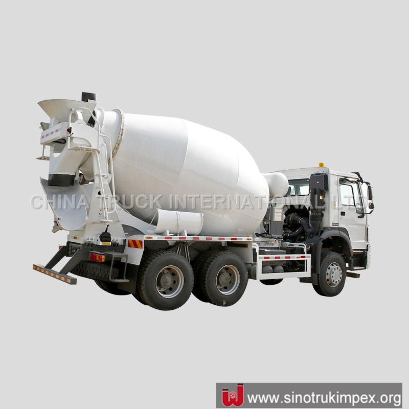 Sinotruk HOWO Brand New 10m3 Self Loading Concrete Mixer Truck with Pump