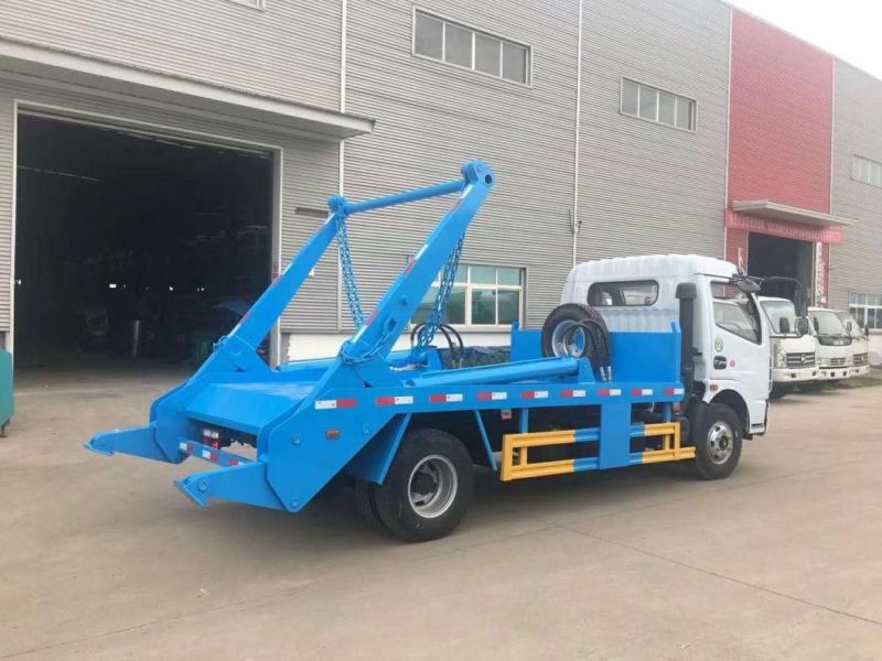 5cbm Dongfeng Swing Arm Garbage Waste Removal Trucks Waste Disposal Truck