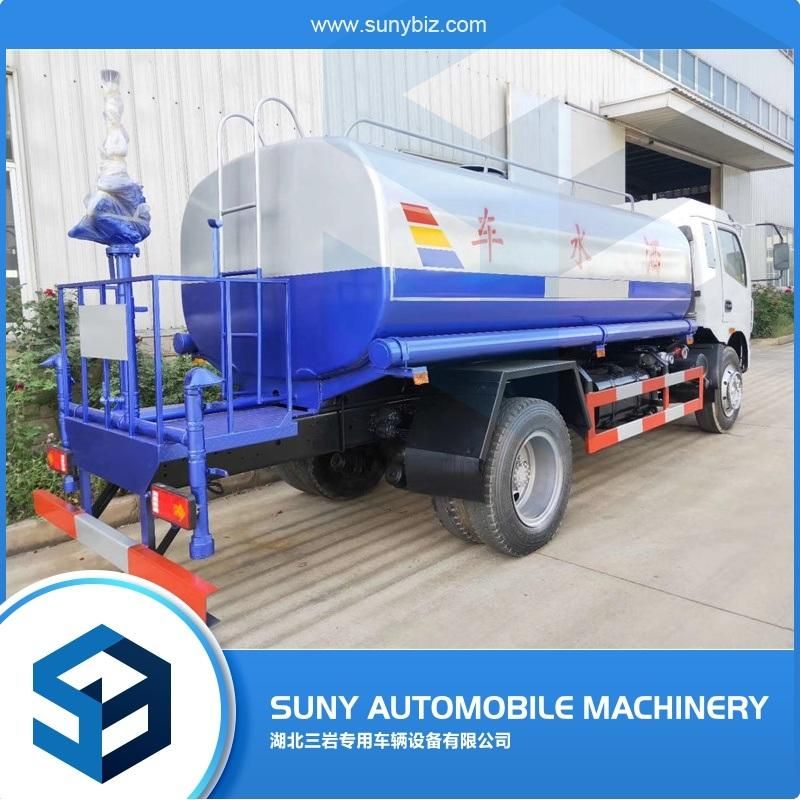 4X2 8000 Liters 8 Ton Water Tank Truck Water Bowser for Sale