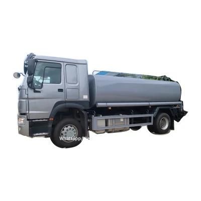 HOWO 4X2 Heavy Duty Water Tank Truck 15m3