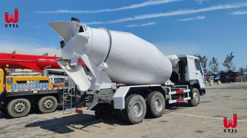 Used Sinotruk HOWO 10m3 10cbm Concrete Mixer Truck